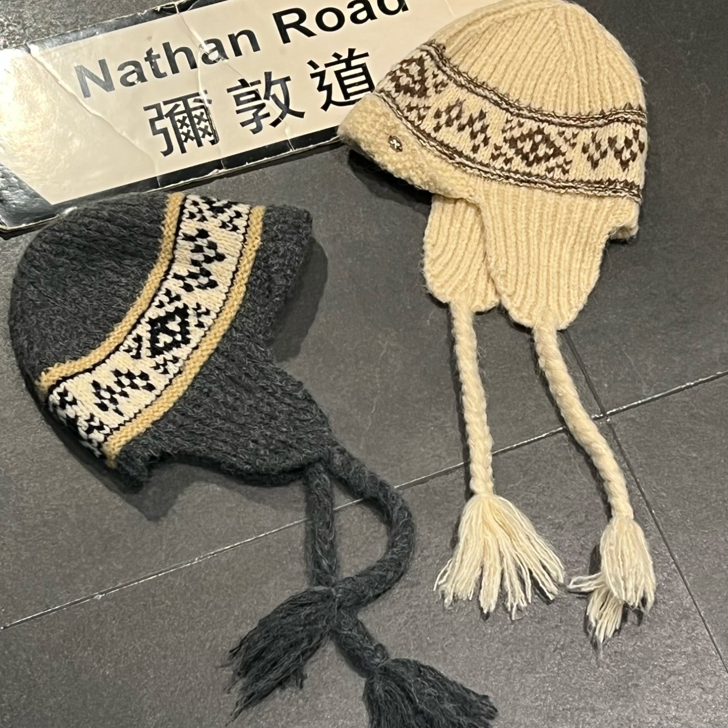 费尔岛风格护耳针织帽保暖百搭休闲帽