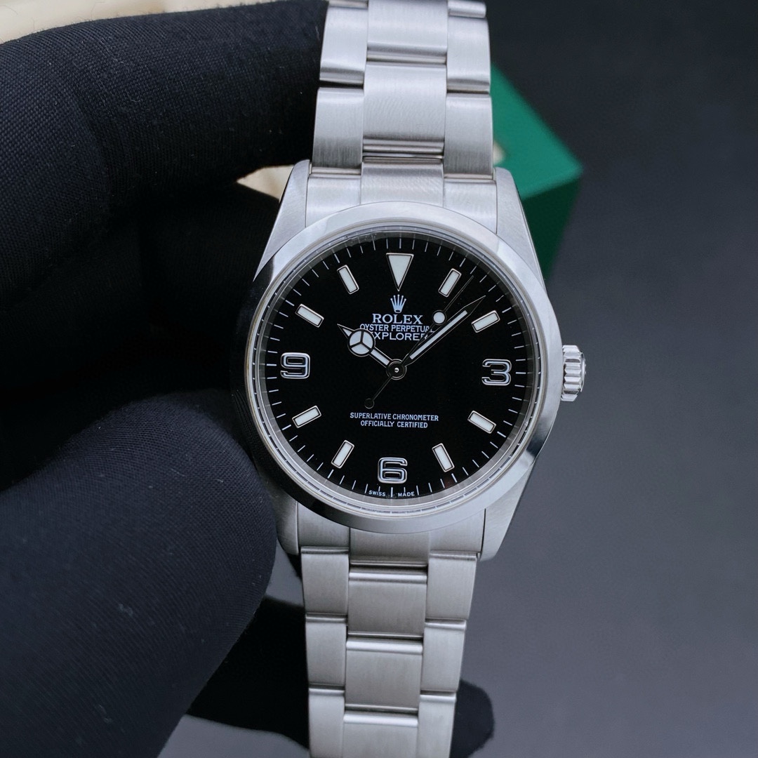99新 Rolex/劳力士 探险家114270/男机械表/表径36