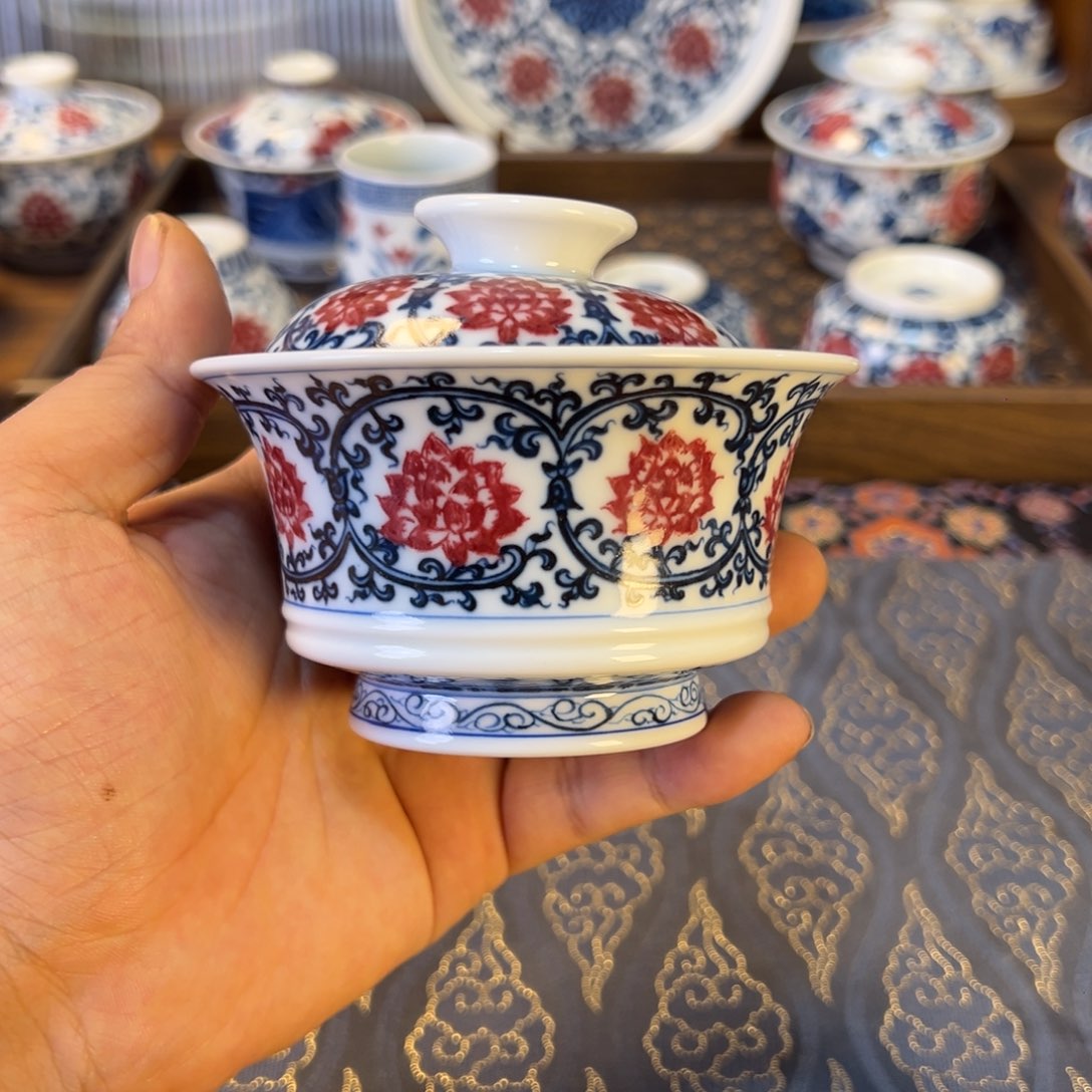 摆件景德镇茶器百宝箱