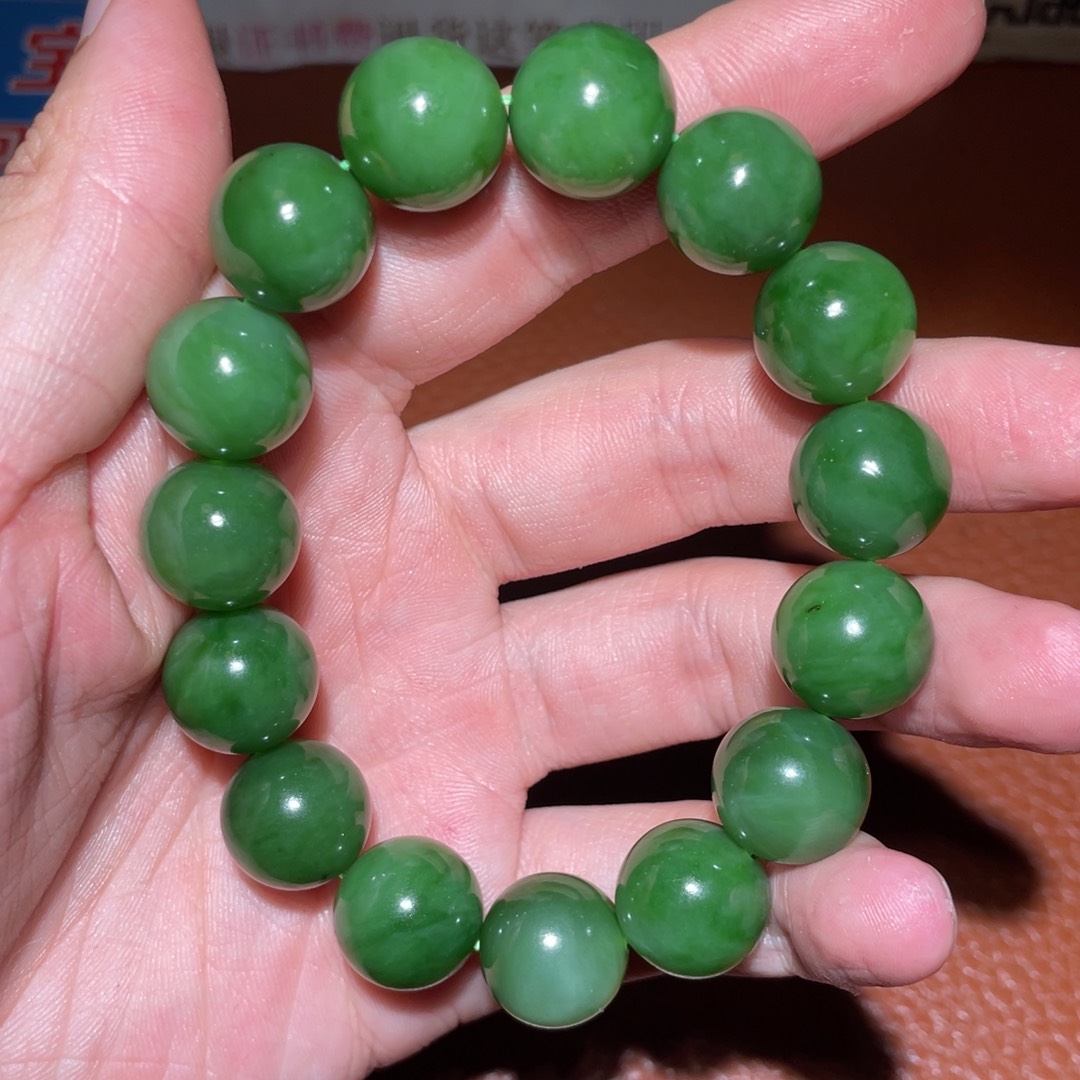 和田玉手串未镶嵌用****4