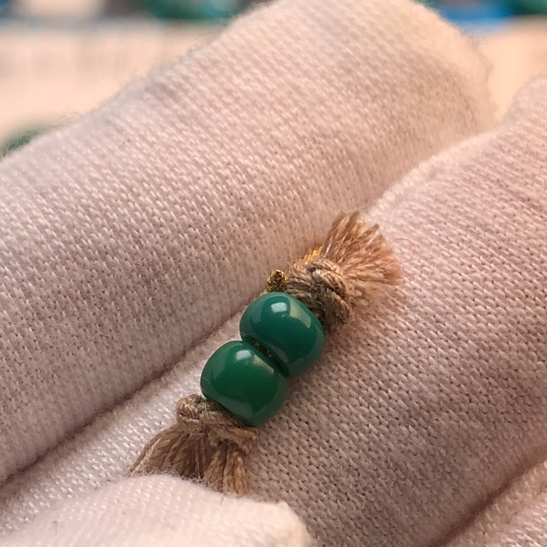 绿松石未镶嵌挂件4.7mm