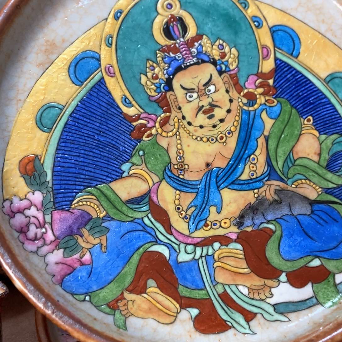 手工制作的一款黄财神