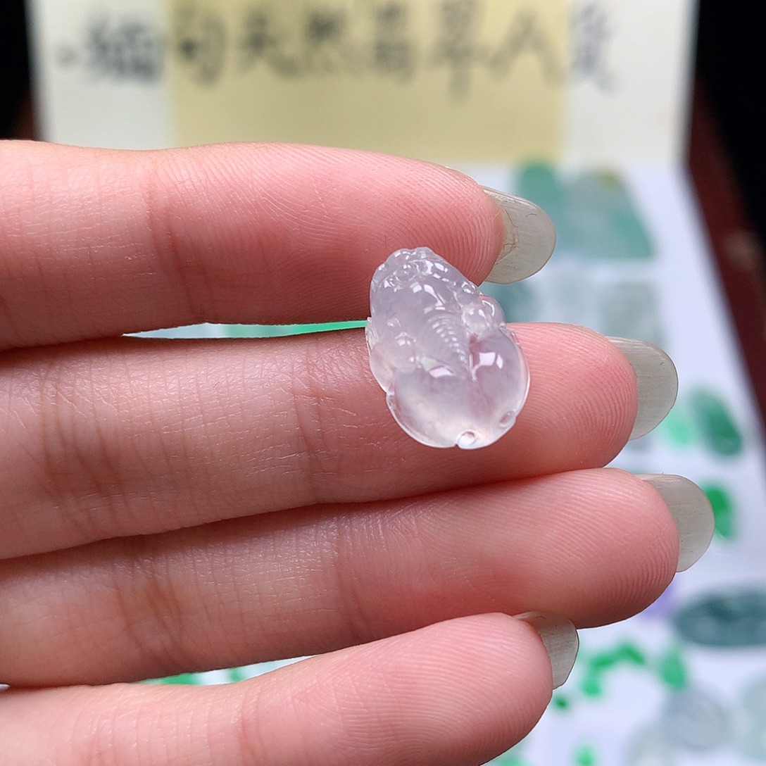 翡翠裸石缅甸天然A货翡翠冰种