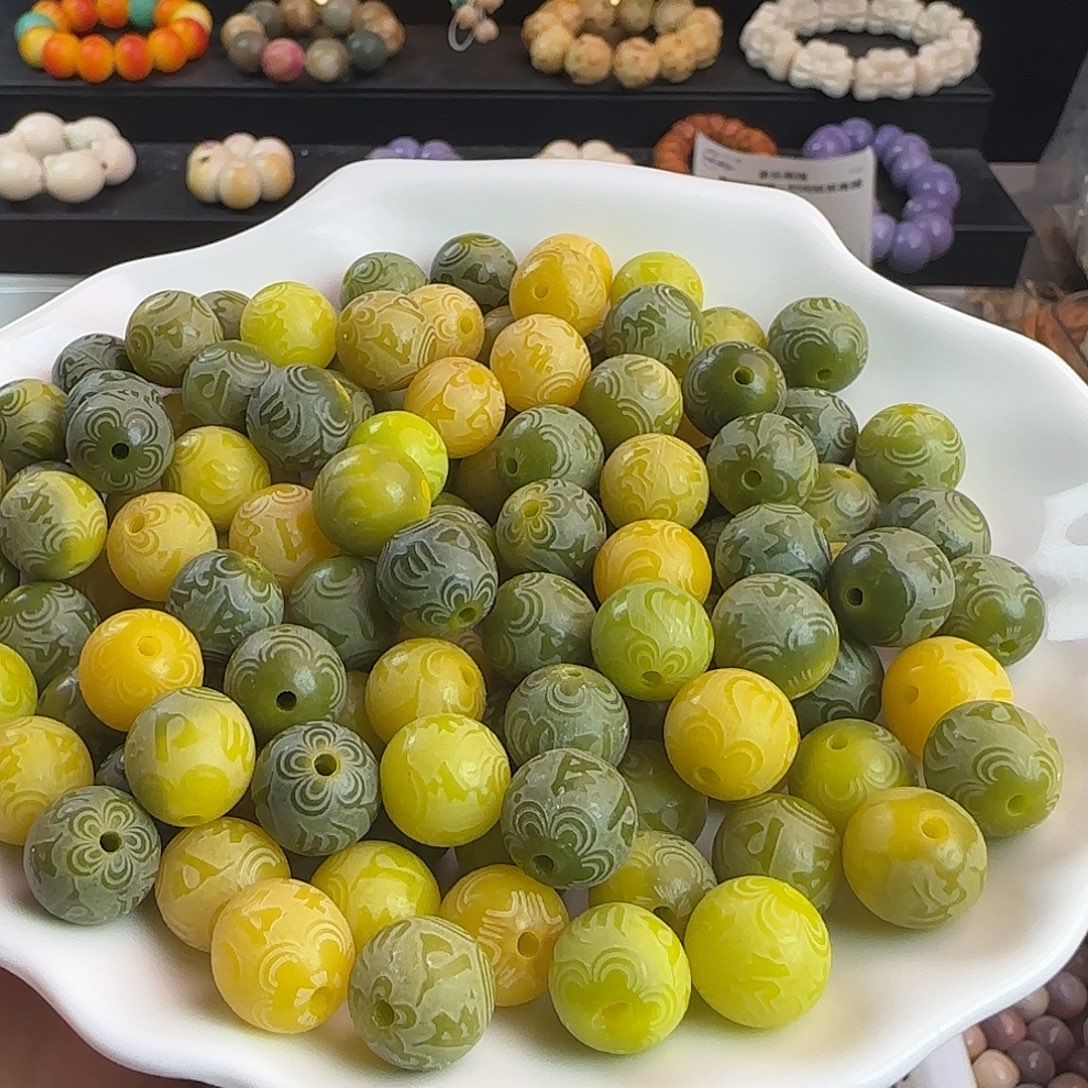 手串菩提根/象牙果卡12青柠箴言100颗卡牌➕20颗