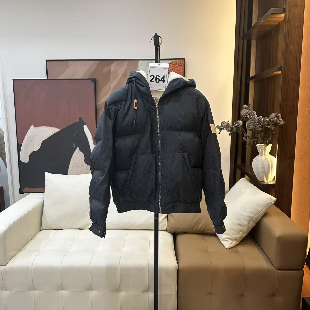 99新 Alexander McQueen/亚历山大·麦昆 联名内里毛毛羽绒服264