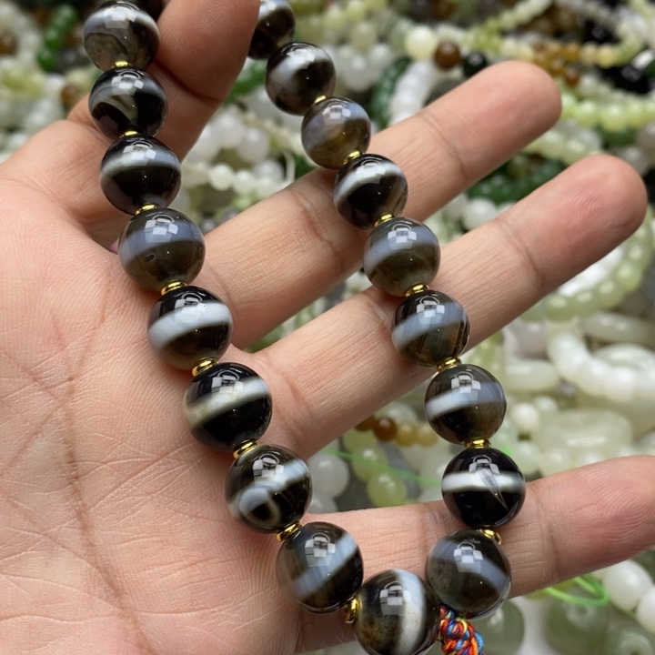 玛瑙/玉髓合金手链