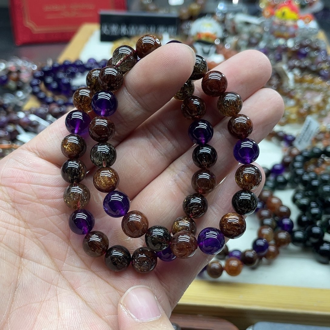 未镶嵌水晶手串多样性发货发一条