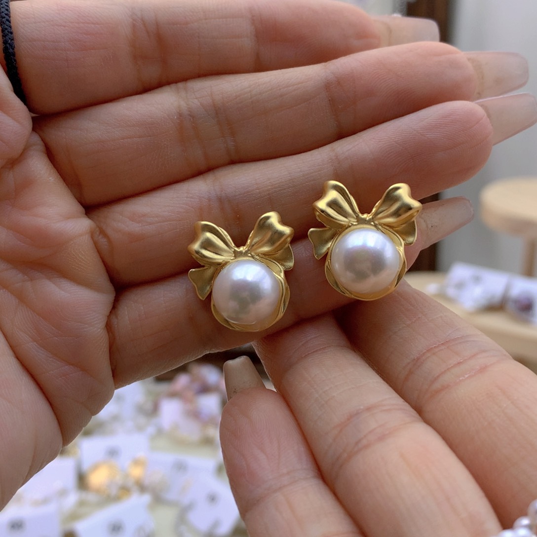 未镶嵌耳饰淡水珍珠