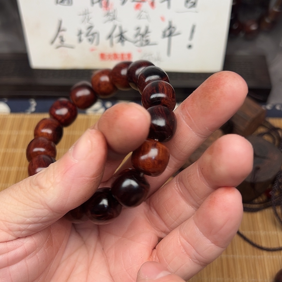 手串/手链降真香海南红降1314老邢虫漏