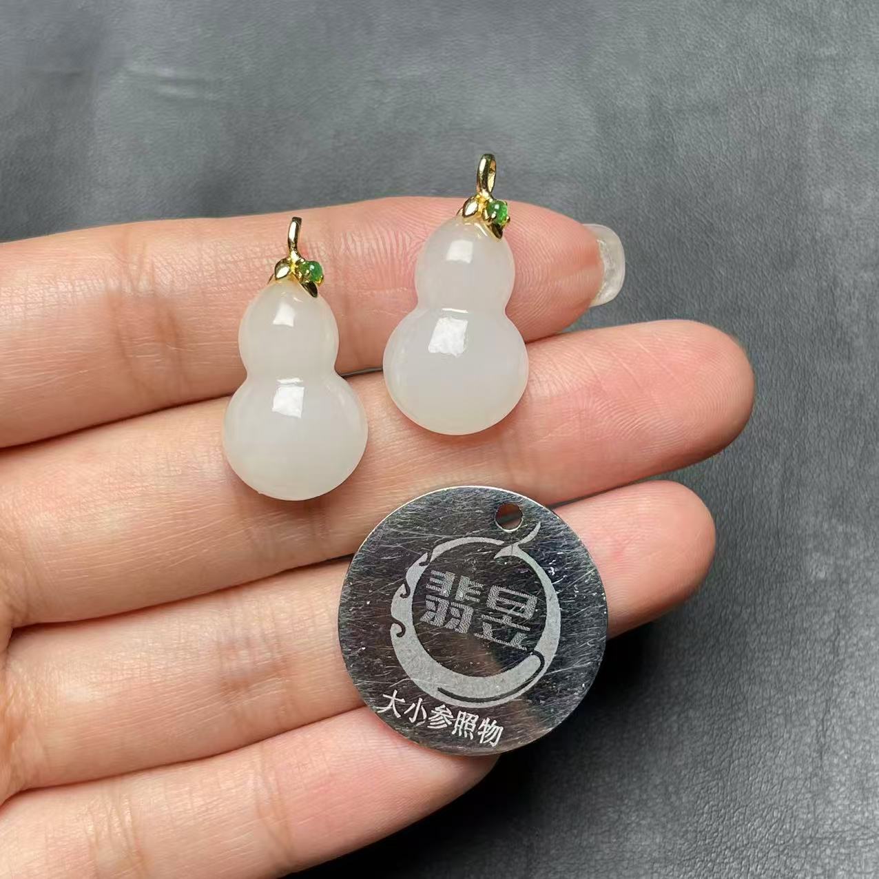 翡昱-N01-66643-和田玉吊坠S925银扣-多样性发其一