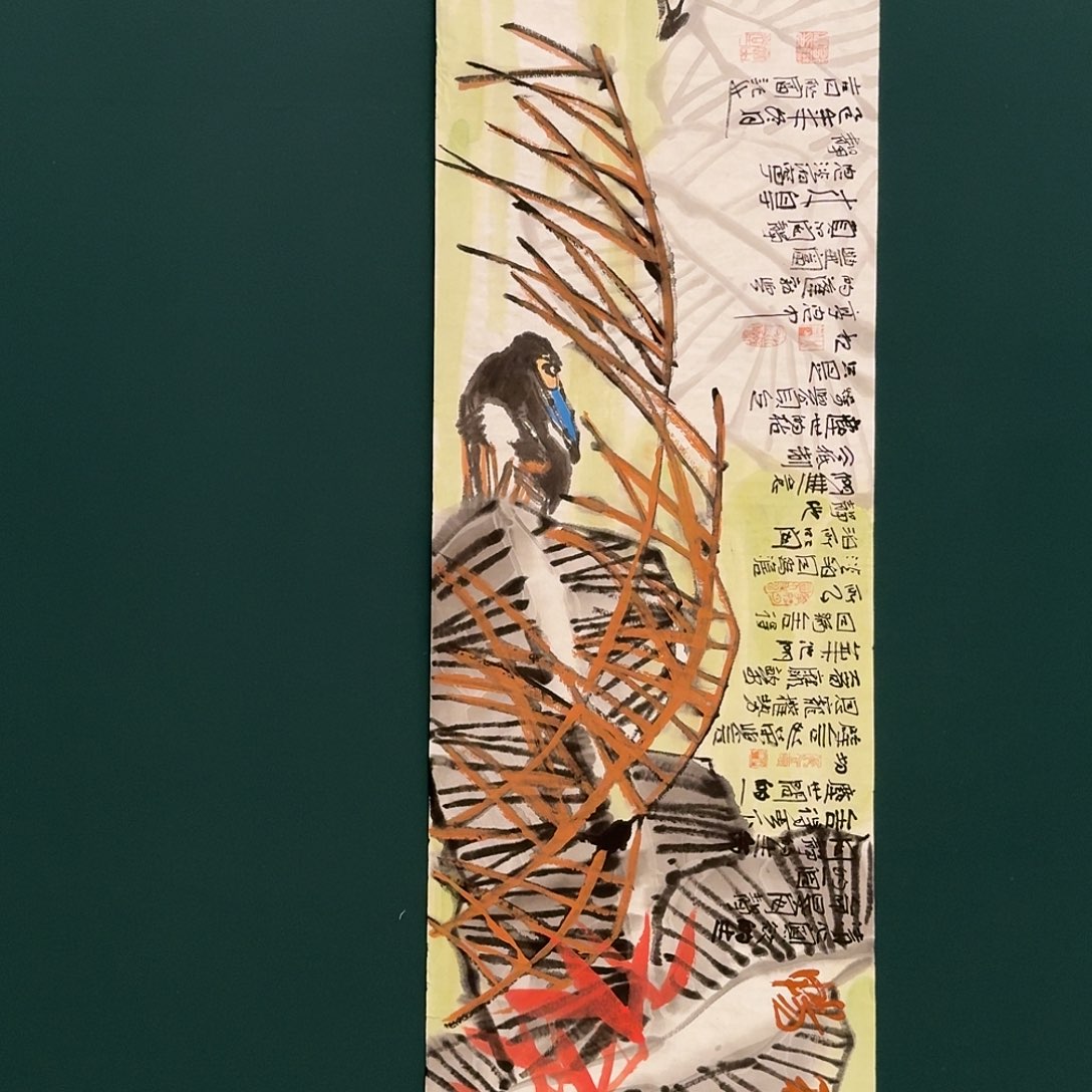 国画邹联富老师的作品