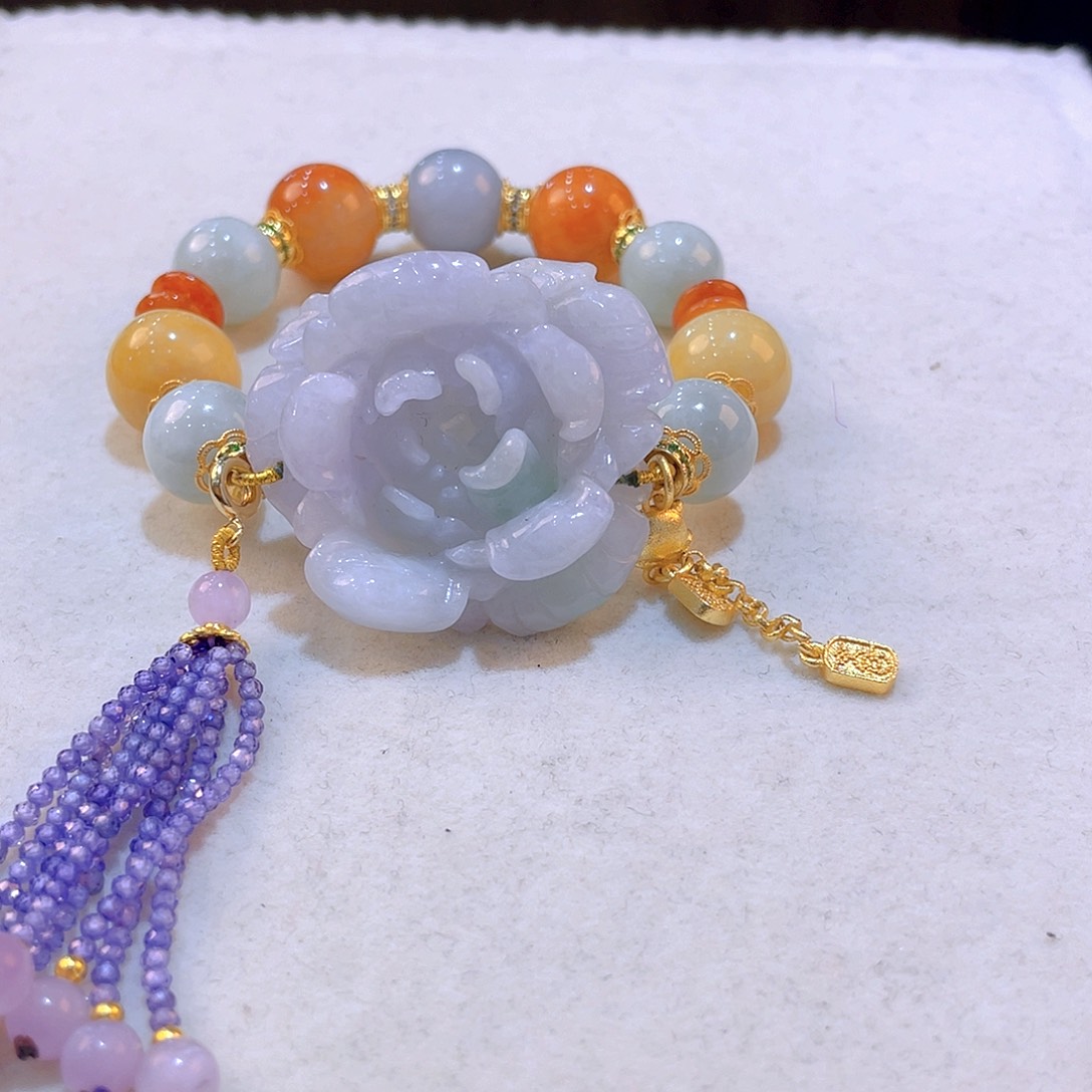 翡翠手链未镶嵌手串