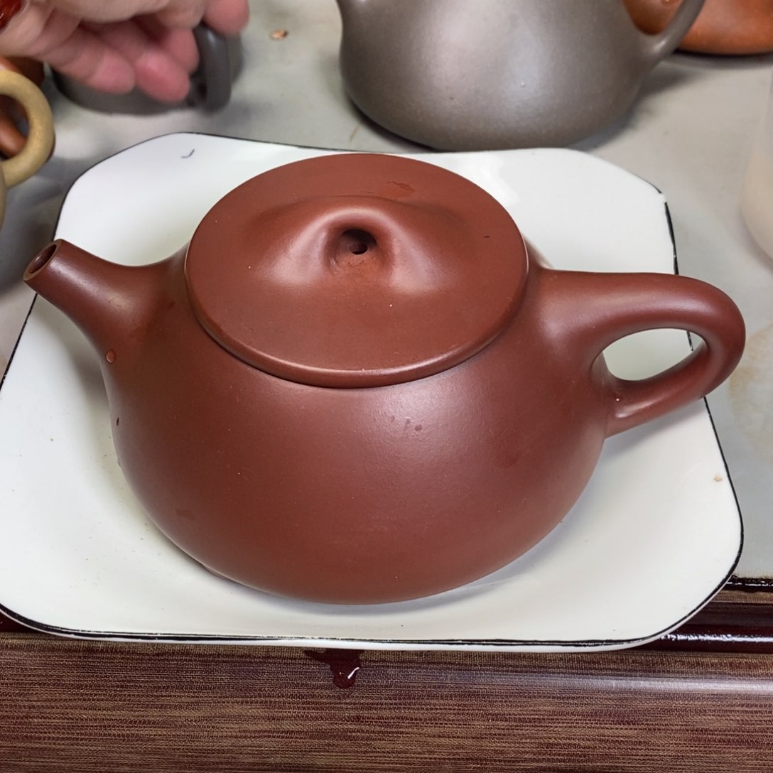 清水泥茶壶温****5宜兴紫砂半手工