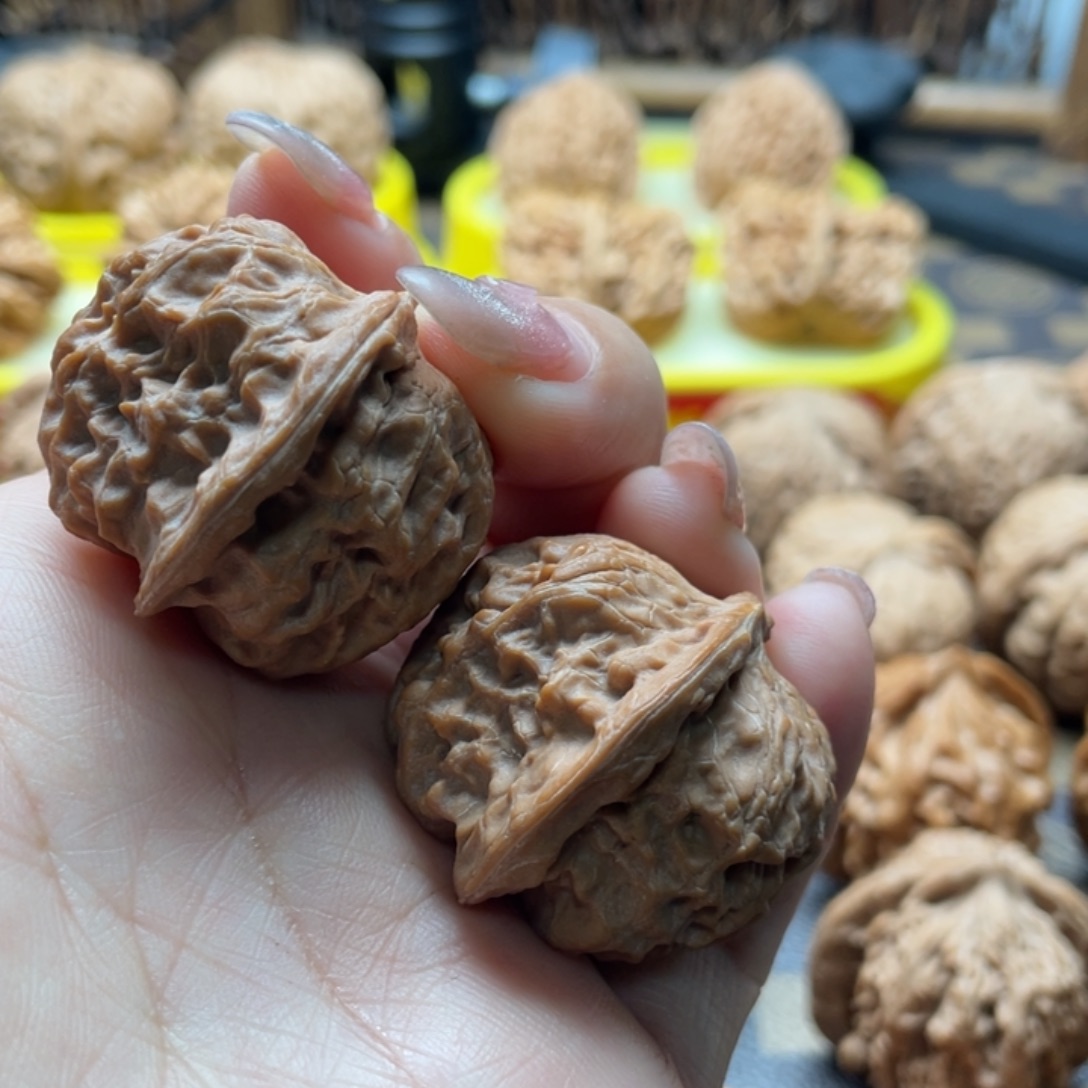 把件文玩核桃34龙眼元宝