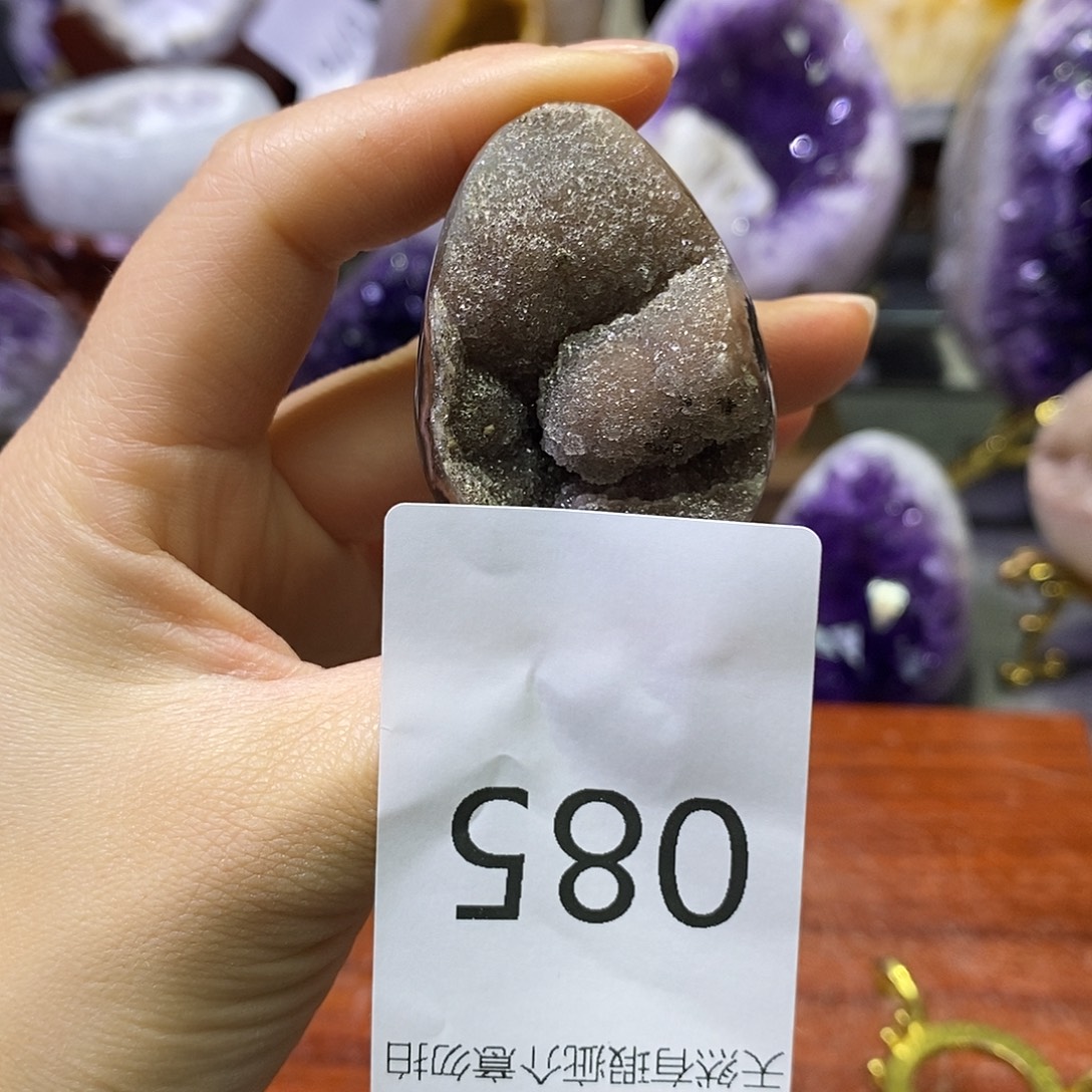 珠宝半成品紫晶未镶嵌