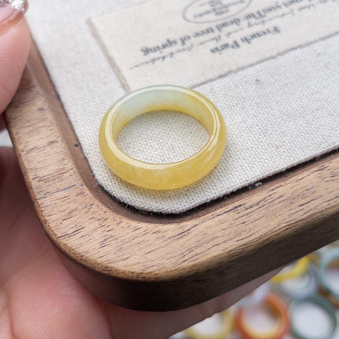 翡翠戒指未镶嵌21 号港 18