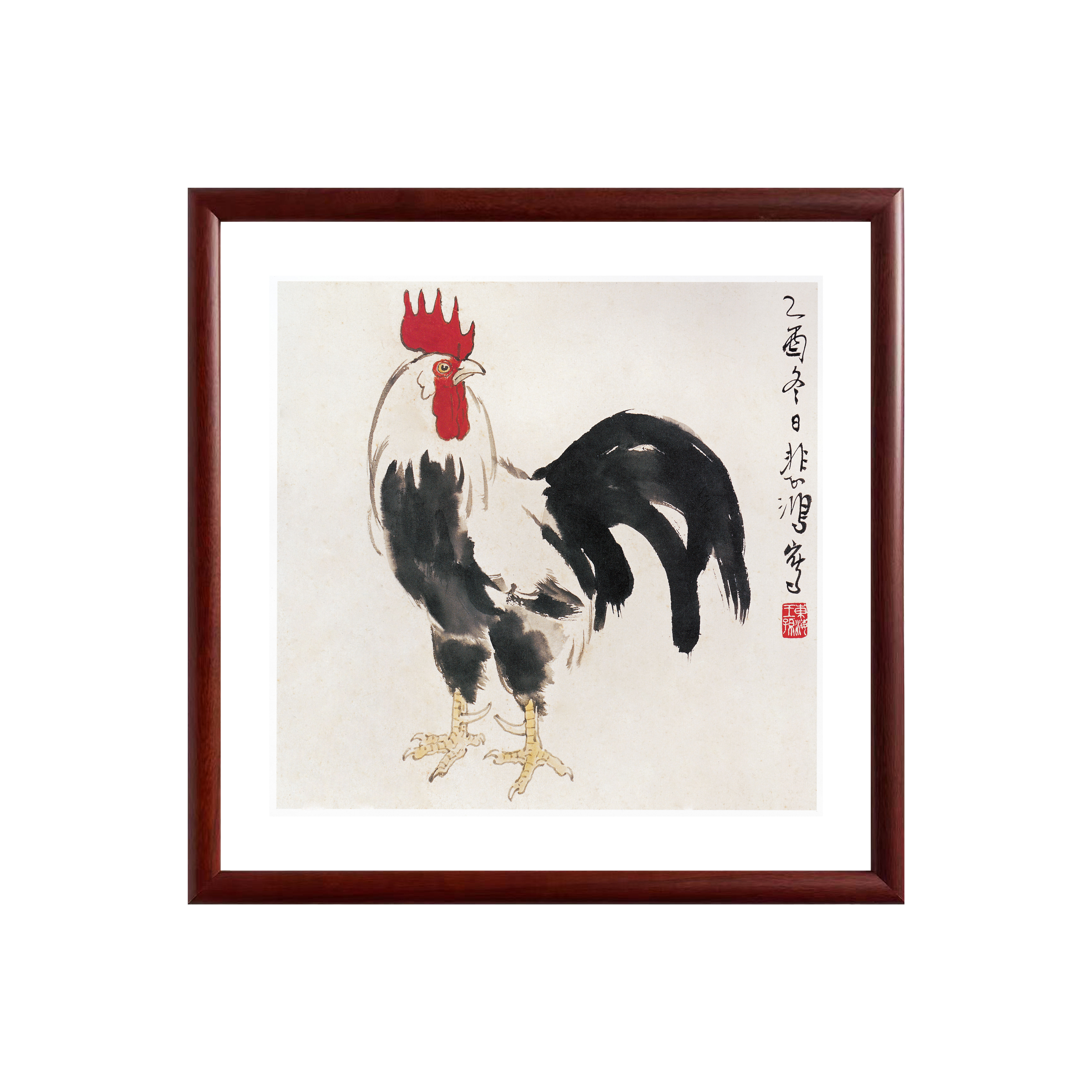 《公鸡》室内玄关卧室装饰画