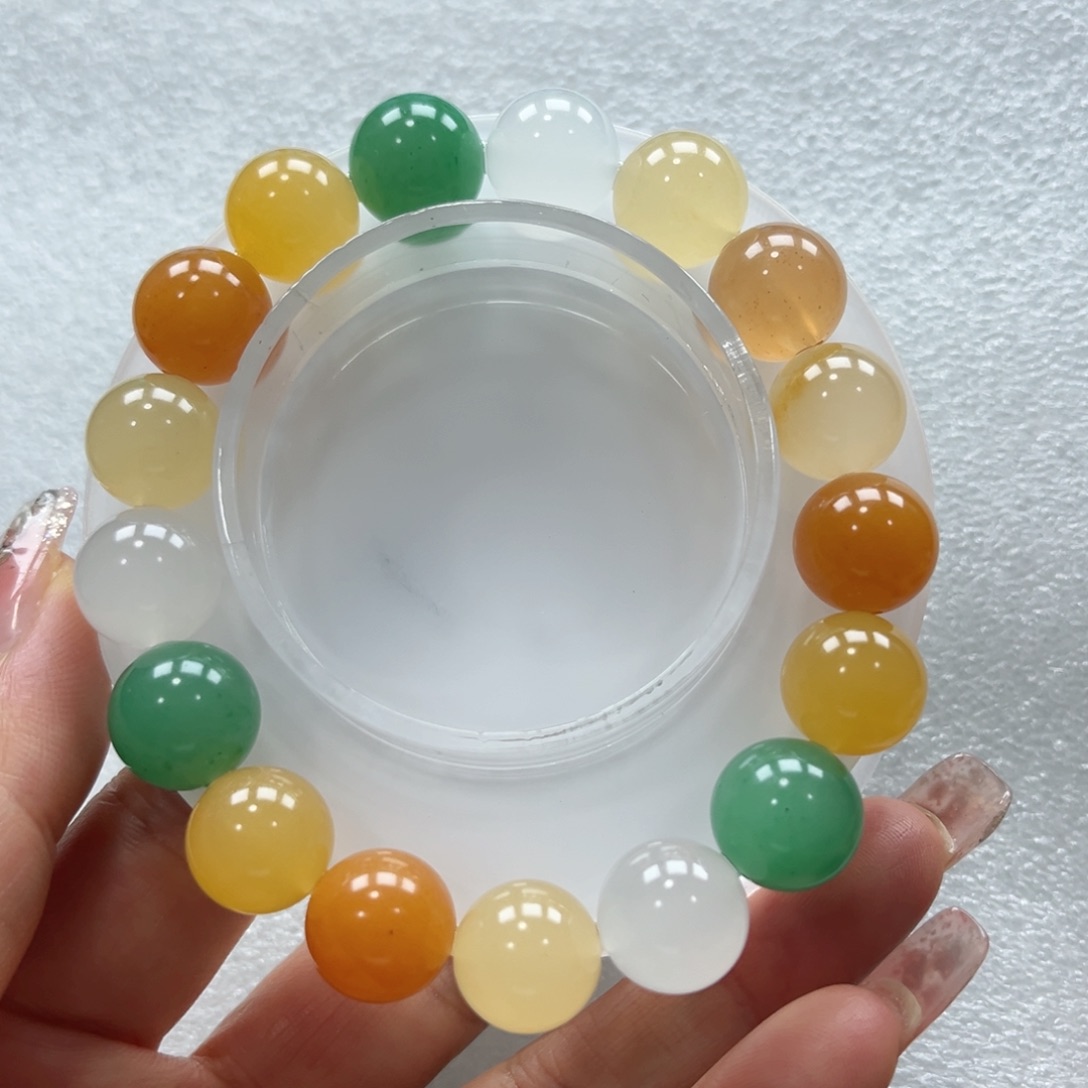 石英质玉手链未镶嵌+昕昕12