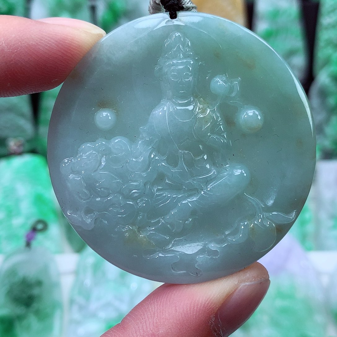 翡翠未镶嵌颈饰翡翠吊坠