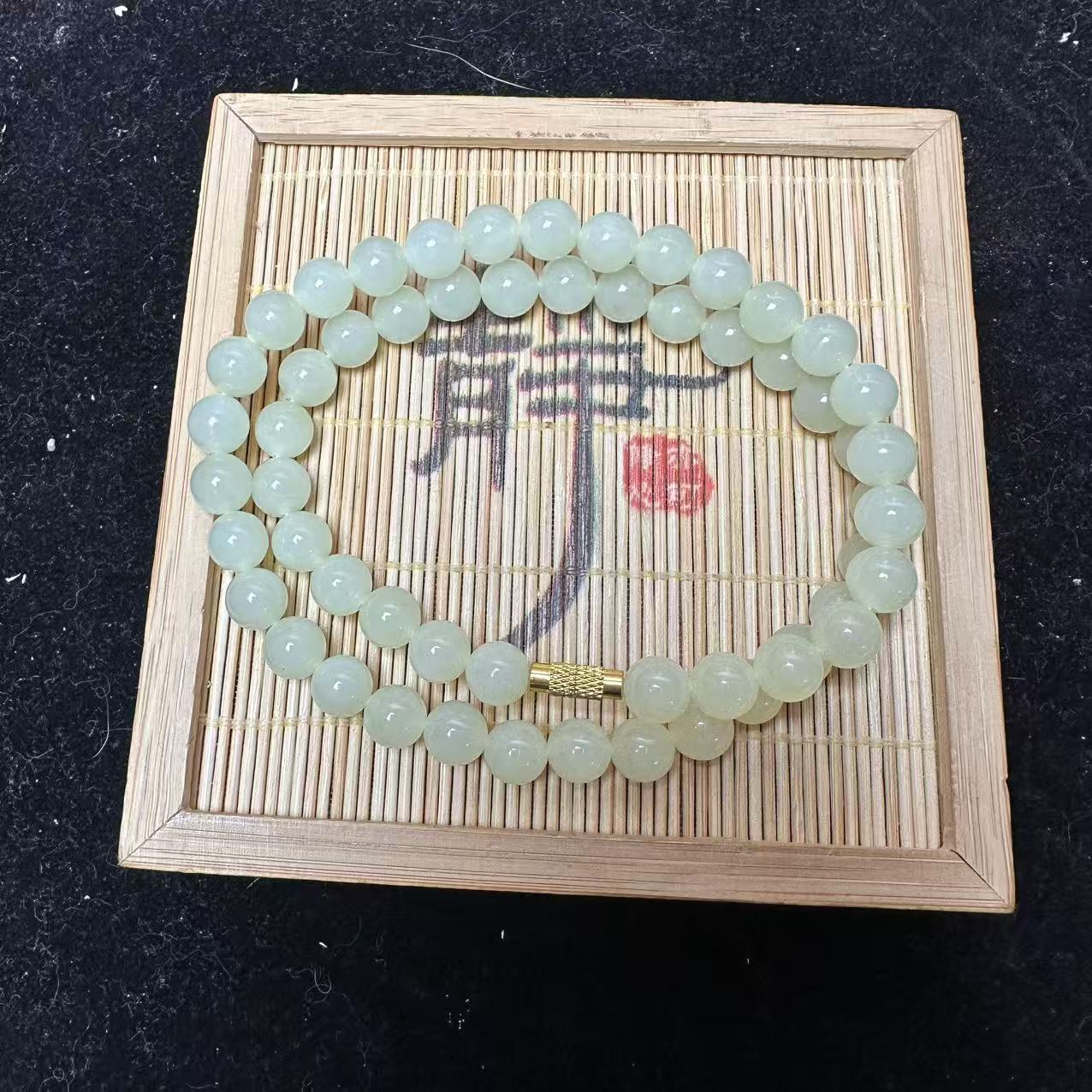 和田玉黄口项链卡8-000