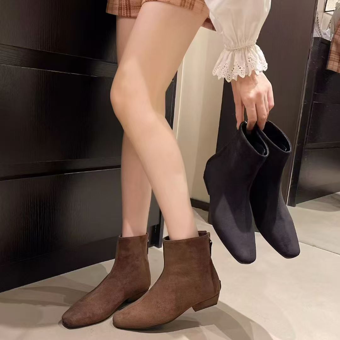 【锦衣服饰】AC 0089（0088）法式复古显瘦百搭瘦瘦靴