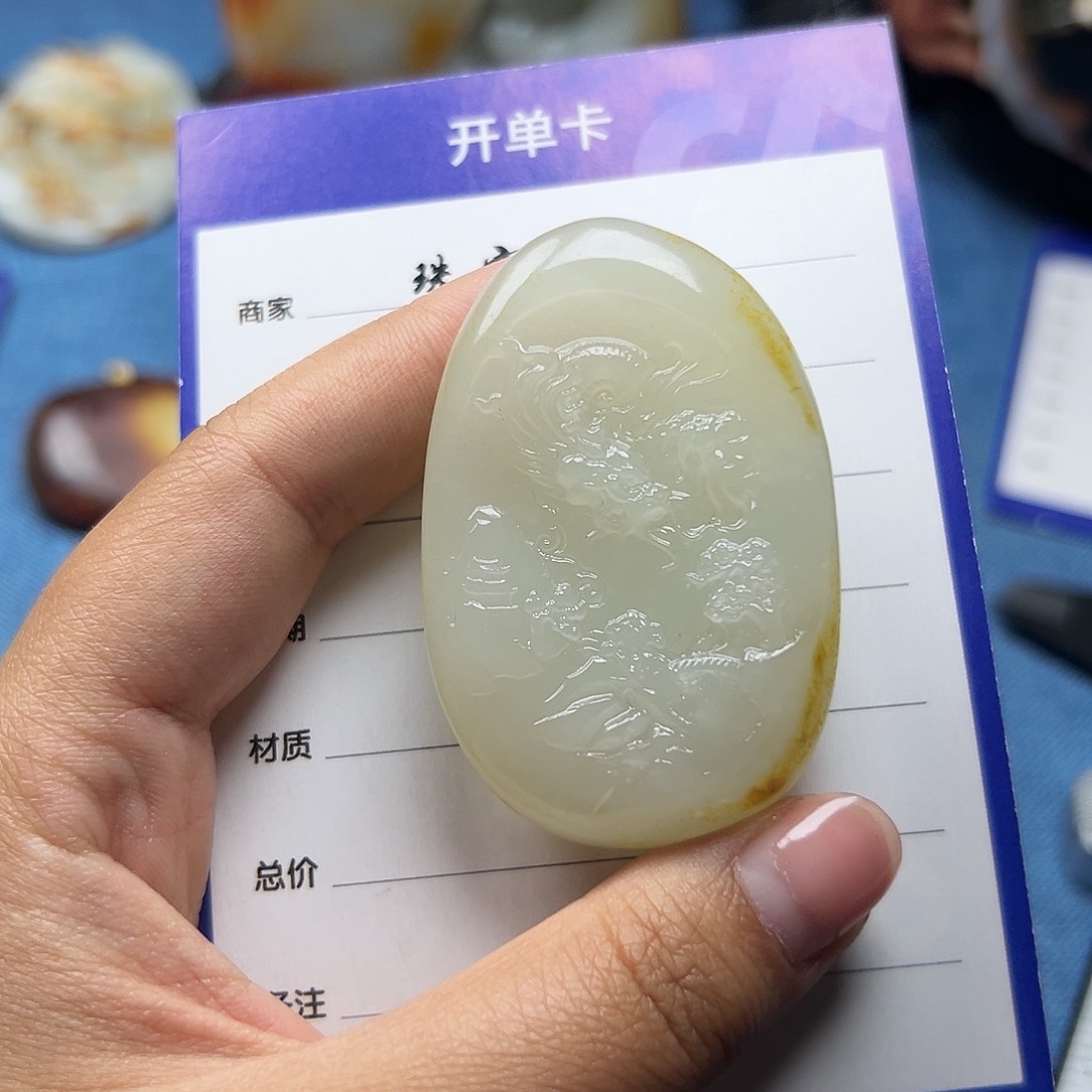 和田玉未镶嵌颈饰用****5