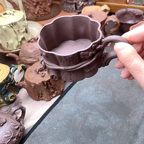 茶壶紫砂全手工制作的手工制作工艺品