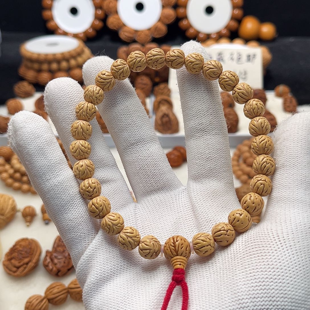 保***行核桃手串/手链桃核手工制作工艺