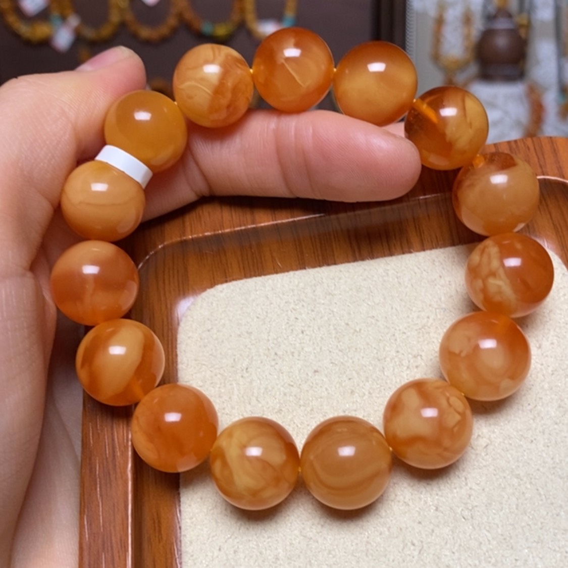 【闪购商品】手链蜜蜡未镶嵌手串