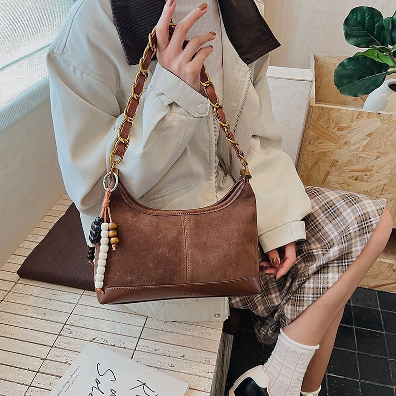 2025新款时尚托特包休闲慵懒风腋下单肩包简约大容量手提斜跨包女