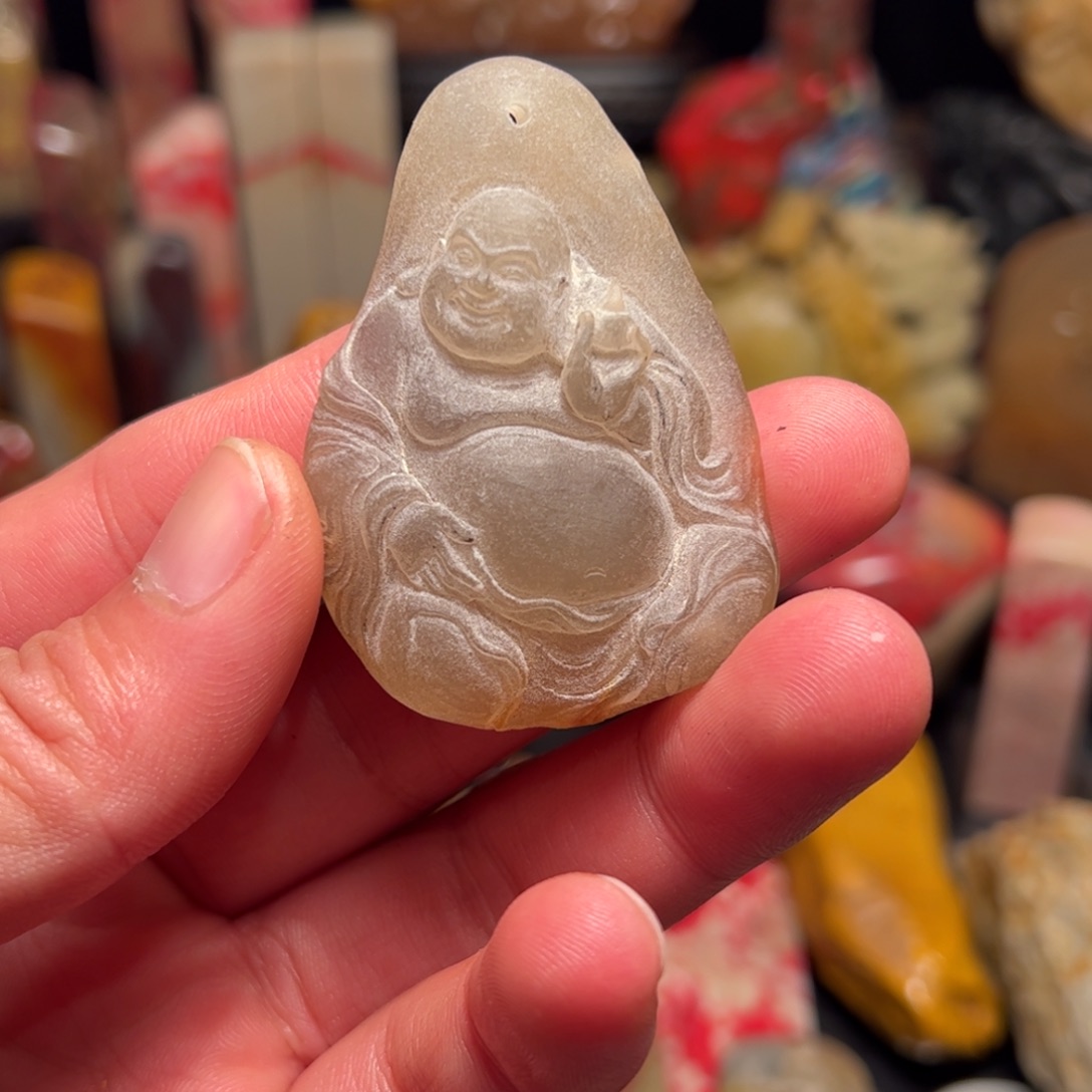 昌化石印石昌化玻璃冻