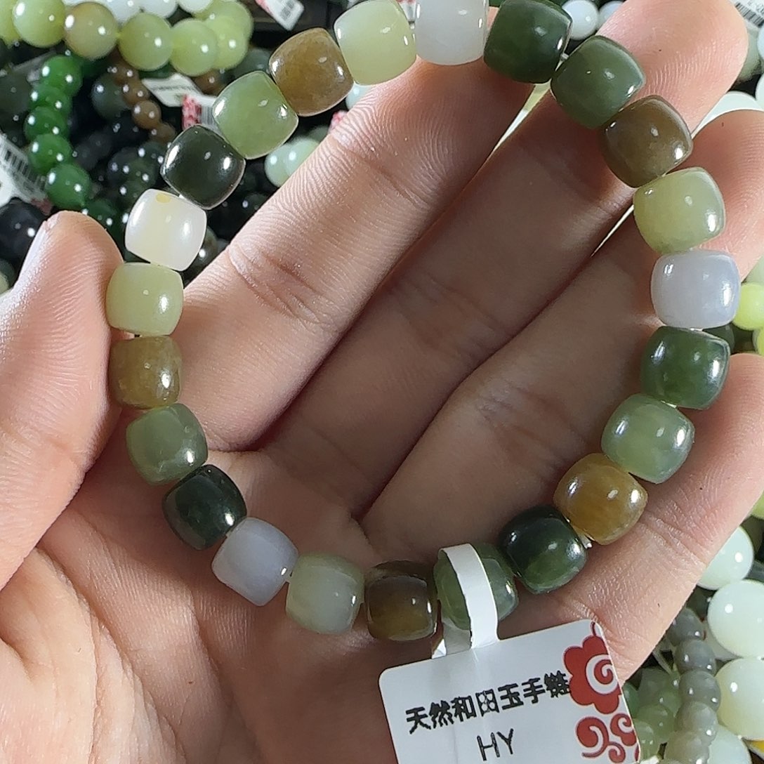 和田玉手链未镶嵌314