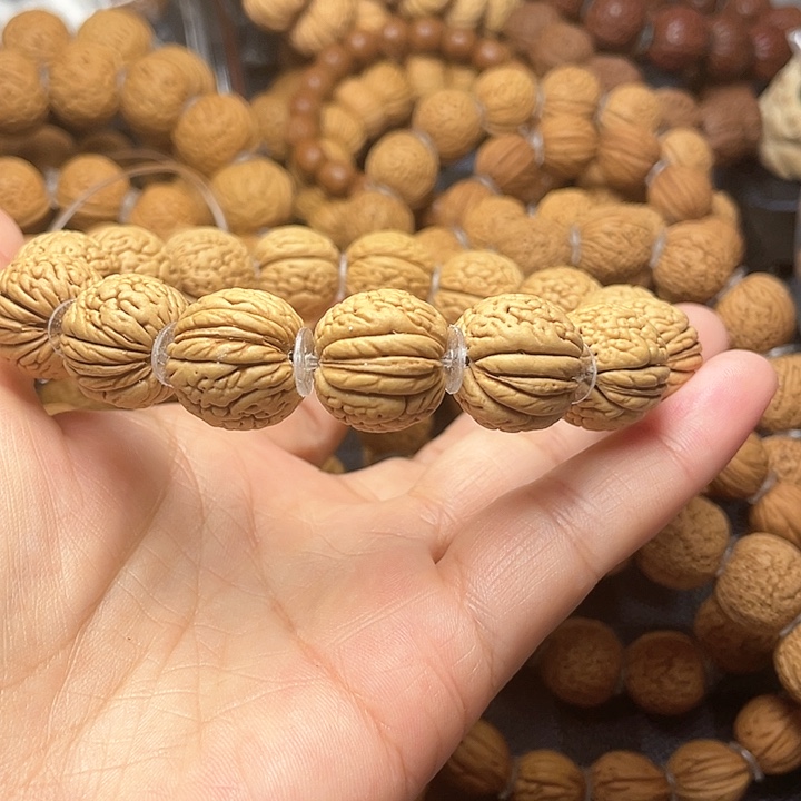 桃核手串核桃手串虎皮肌肉17