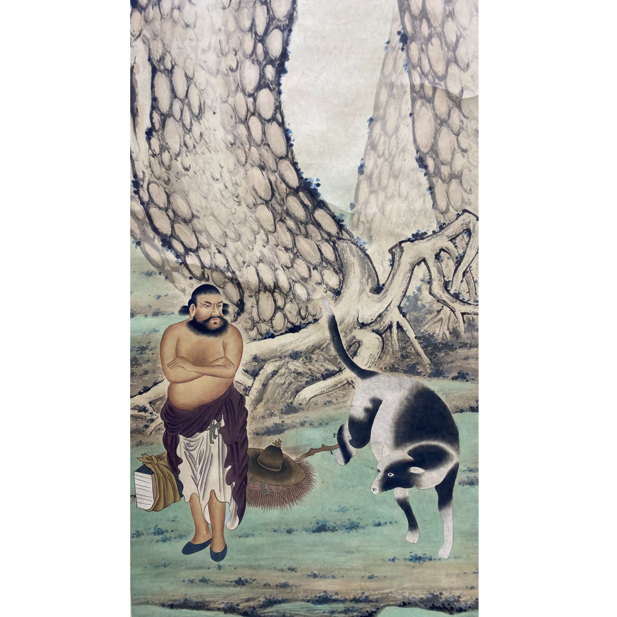 丁 人物绘画立轴 100.50 4.5平尺