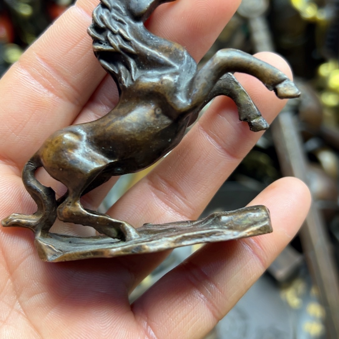 铜摆件欢迎欢迎你