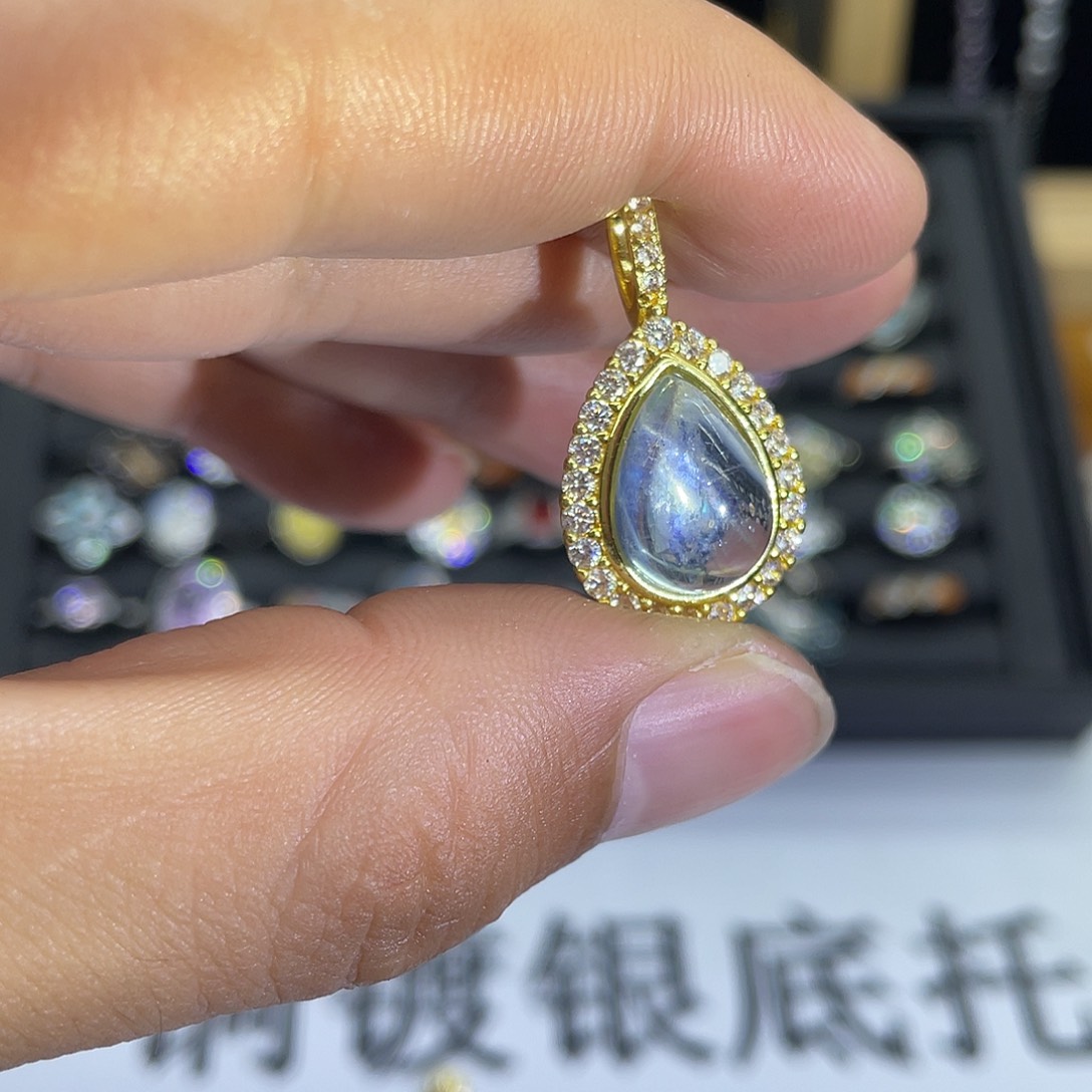 紫晶珠宝半成品未镶嵌