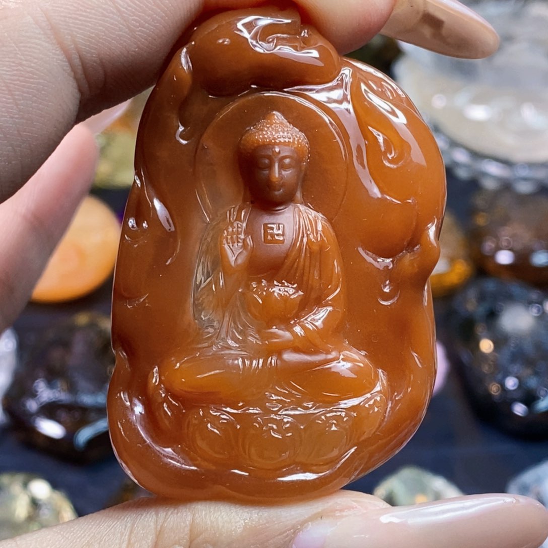 水晶颈饰未镶嵌吊坠