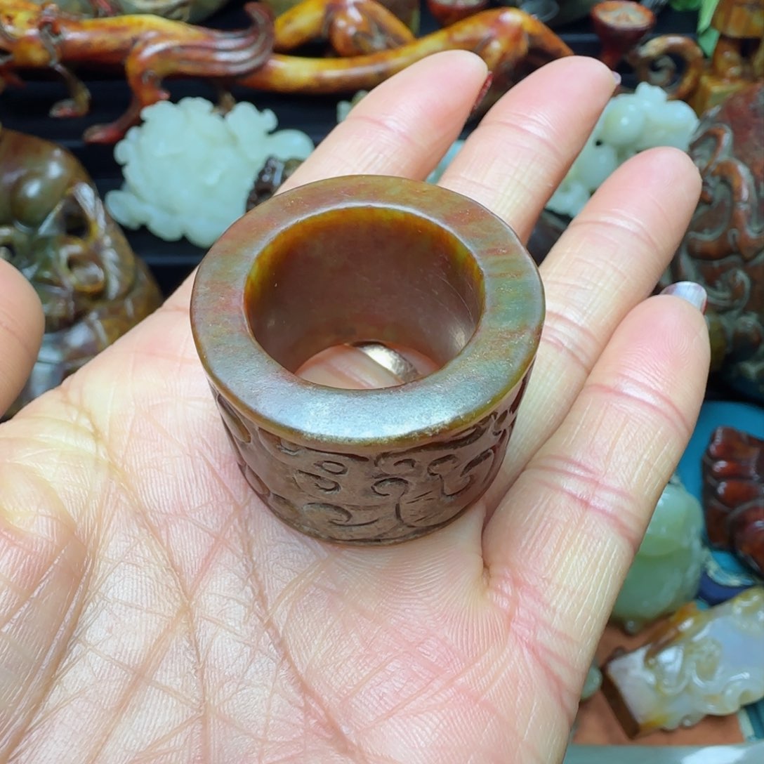 和田玉扳指未镶嵌