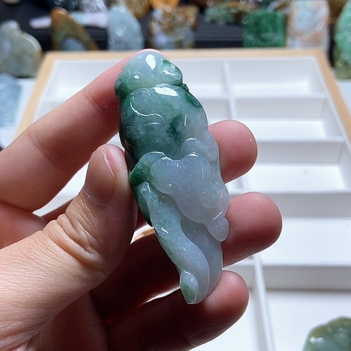 翡翠未镶嵌颈饰翡翠a货