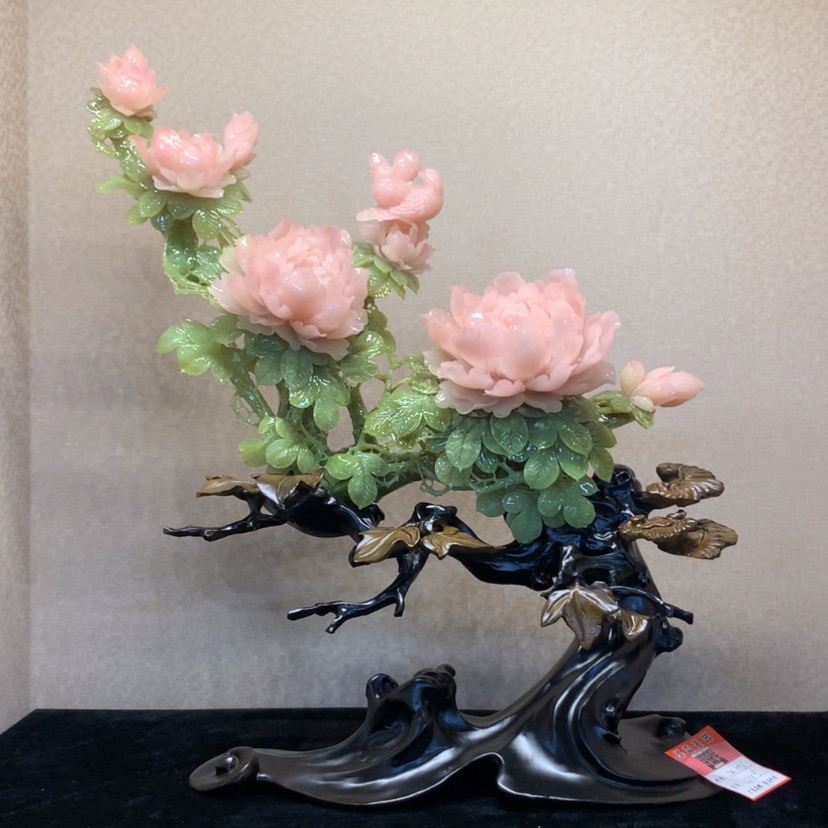 【闪购商品】蛇纹石玉未镶嵌摆件覆膜