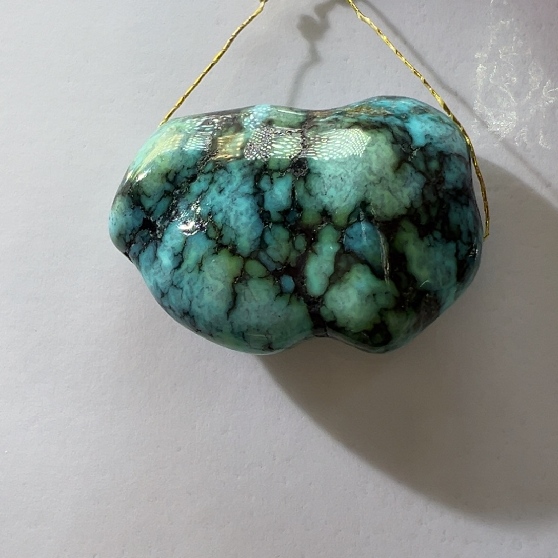 绿松石未镶嵌挂件