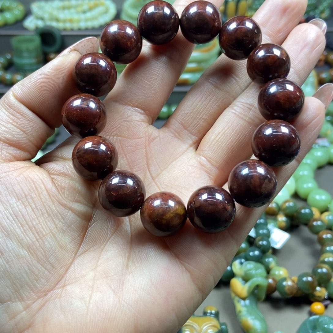 透闪石质玉手链未镶嵌