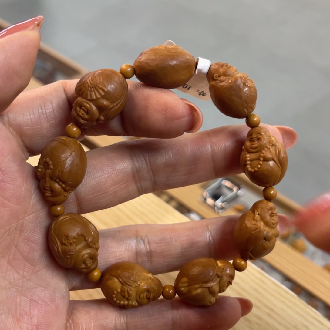 橄榄核手串/手链橄榄核雕工艺