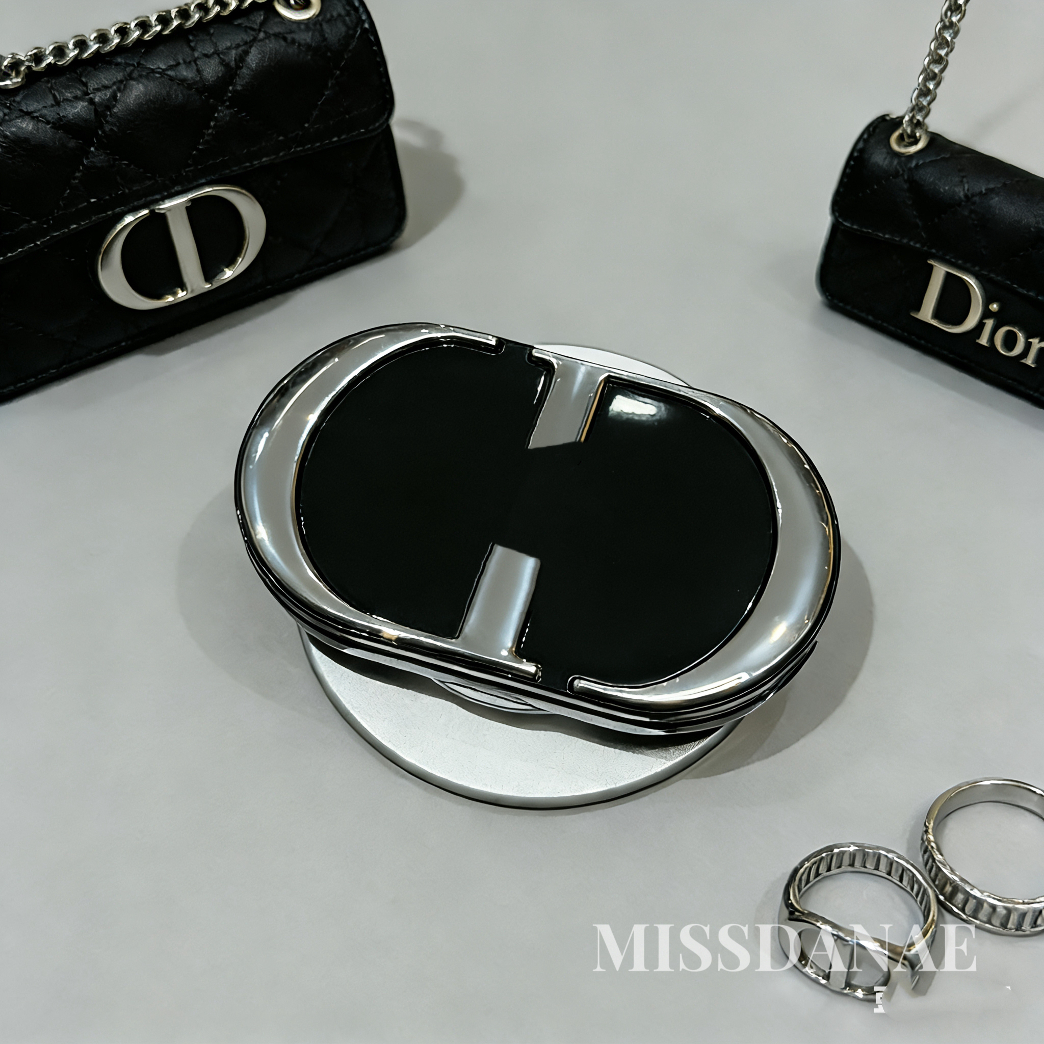 【cd珐琅镜面磁吸支架】支架适用于安卓 苹果 磁吸款