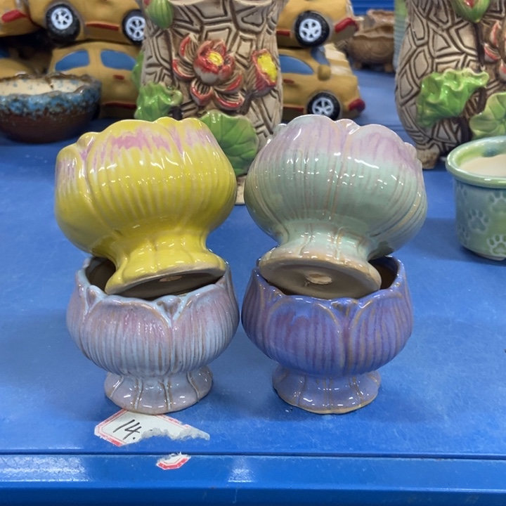 陶瓷花盆单场满9.9发6.5*6