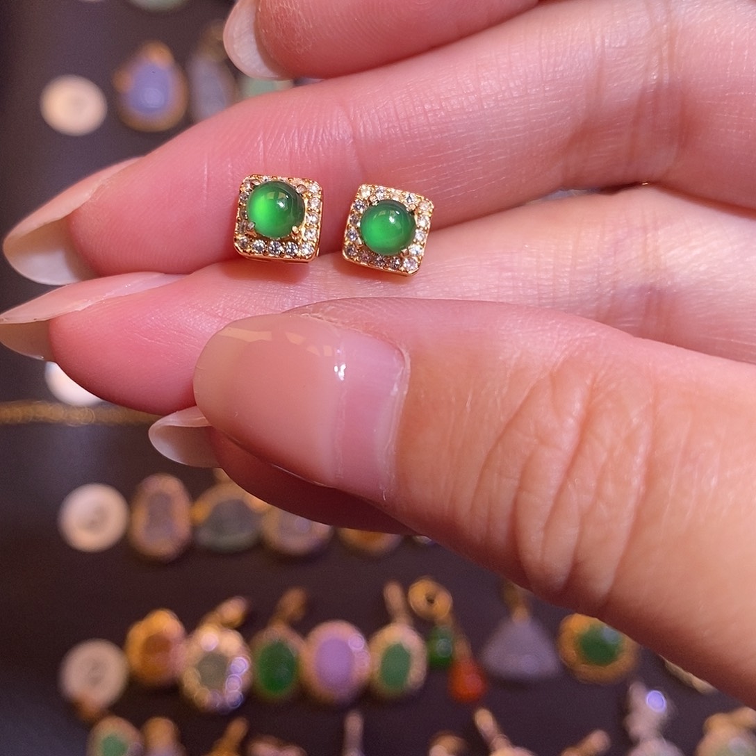 翡翠银S925镶嵌项链