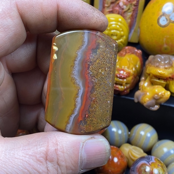 玛瑙/玉髓吊坠(不含链)未镶嵌