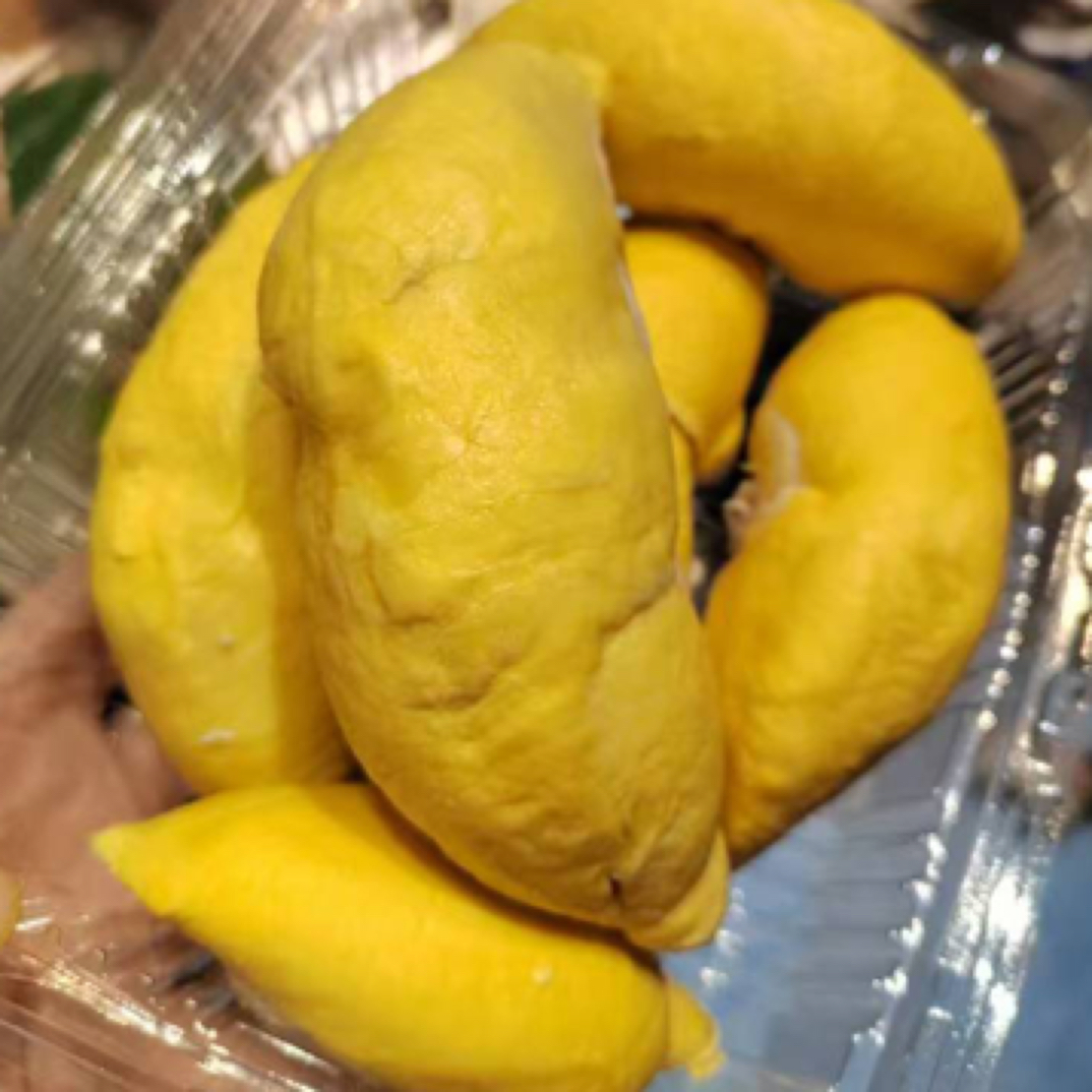 【榴莲肉】一果一重 泰国金枕鲜榴莲 核小大不一【榴莲小时达】榴莲同城送金枕泰国