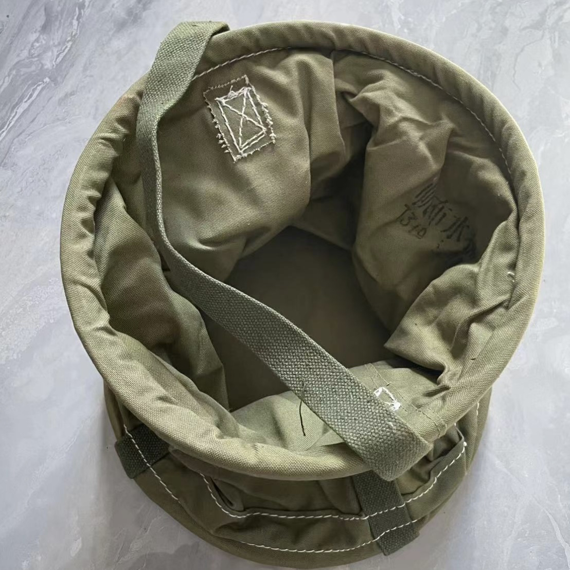 【帆布水桶绿色】28*27