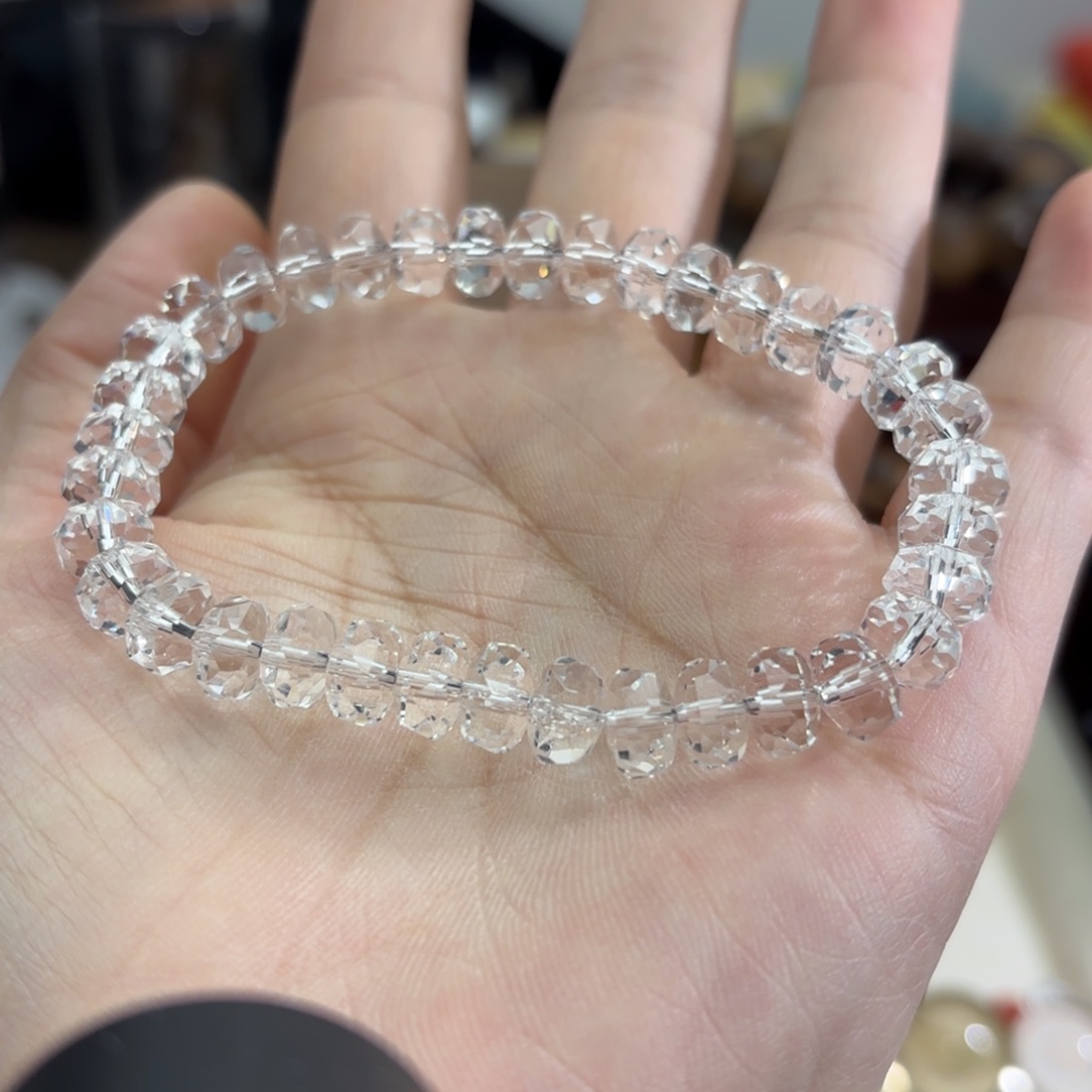 未镶嵌手链水晶手串7.8
